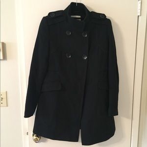 Marilyn & Me black pea coat Large